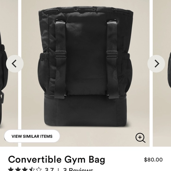 Beyond yoga Convertible Gym Bag NEW - Picture 5 of 7